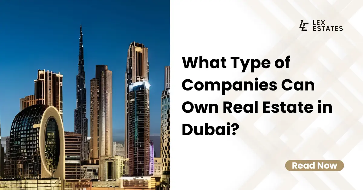 What Type of Companies Can Own Real Estate in Dubai?
