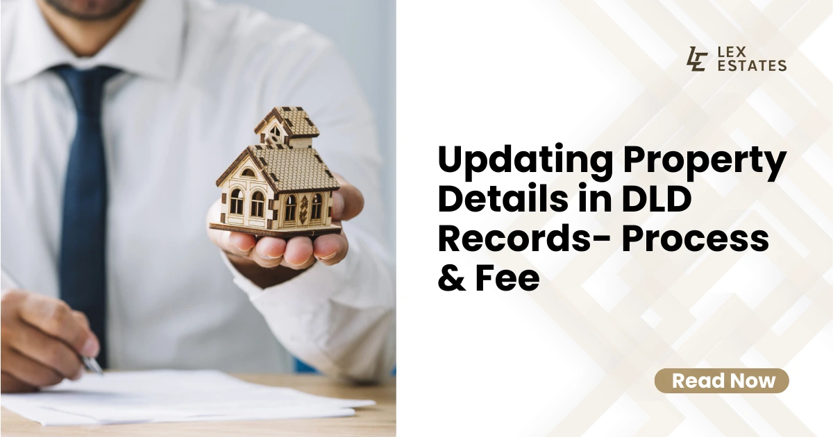Updating property details in DLD records