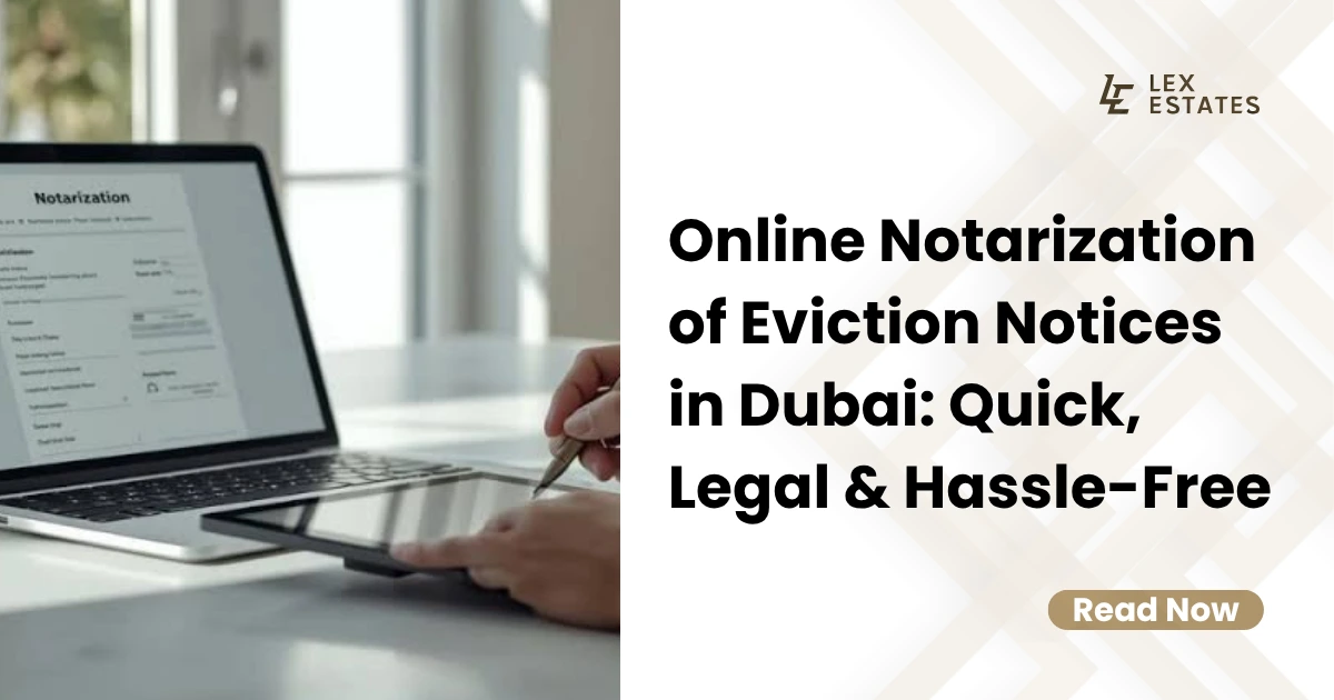Online Notarization of Eviction Notices
